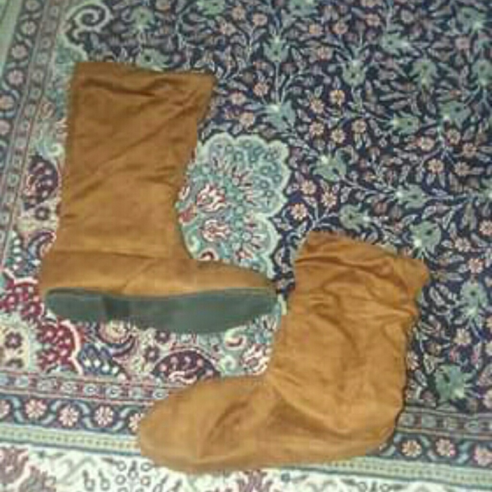 Brown Suede Boots
